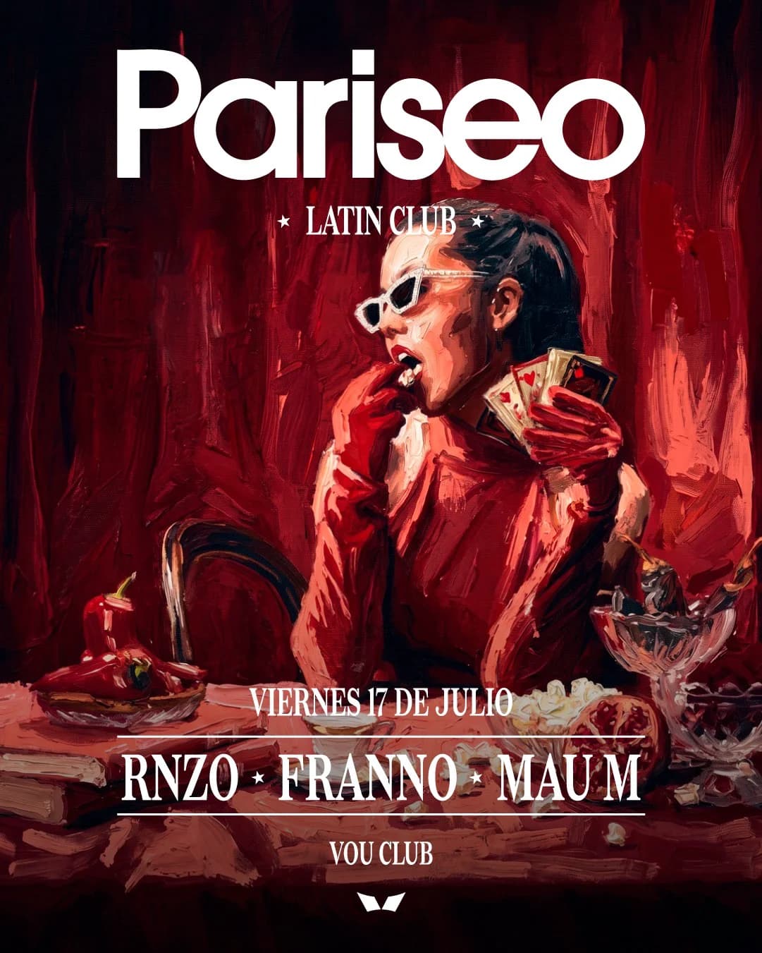 PARISEO LATIN CLUB ESPECIAL CARMESÍ - 17 DE JUL