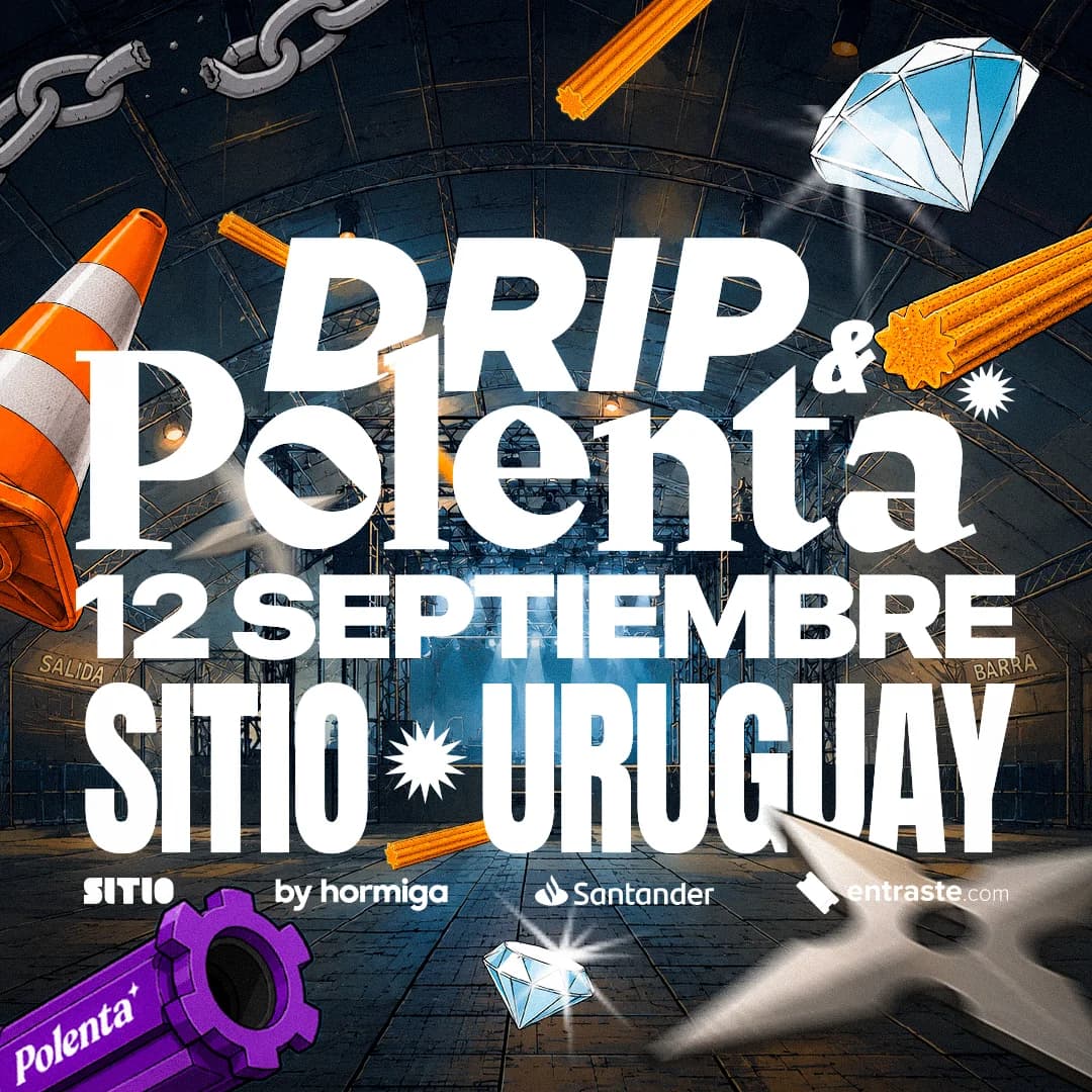 DRIP POLENTA at Sitio - 12 Sept