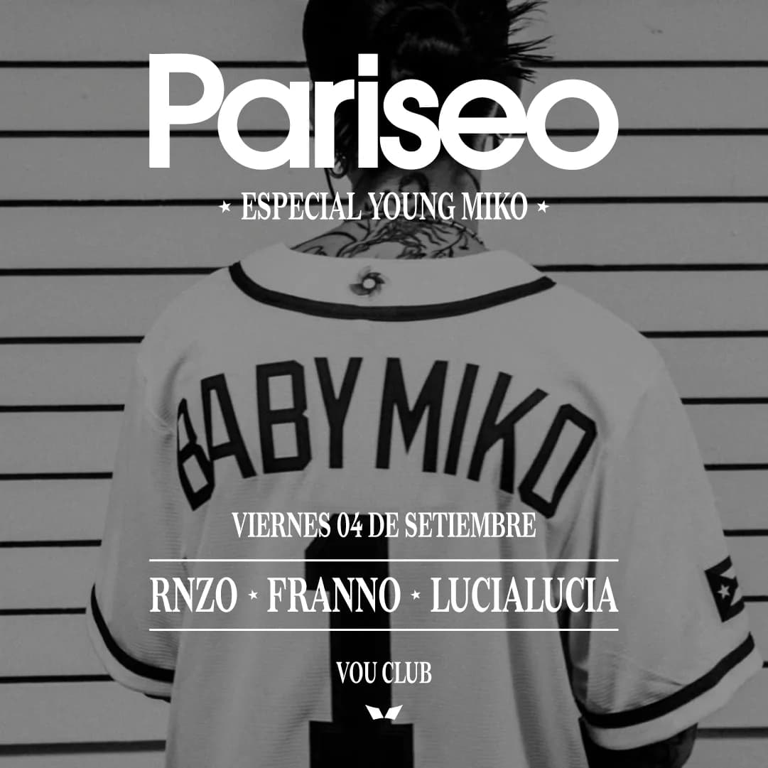 PARISEO LATIN CLUB ESPECIAL YOUNG MIKO - VIE 4 SET