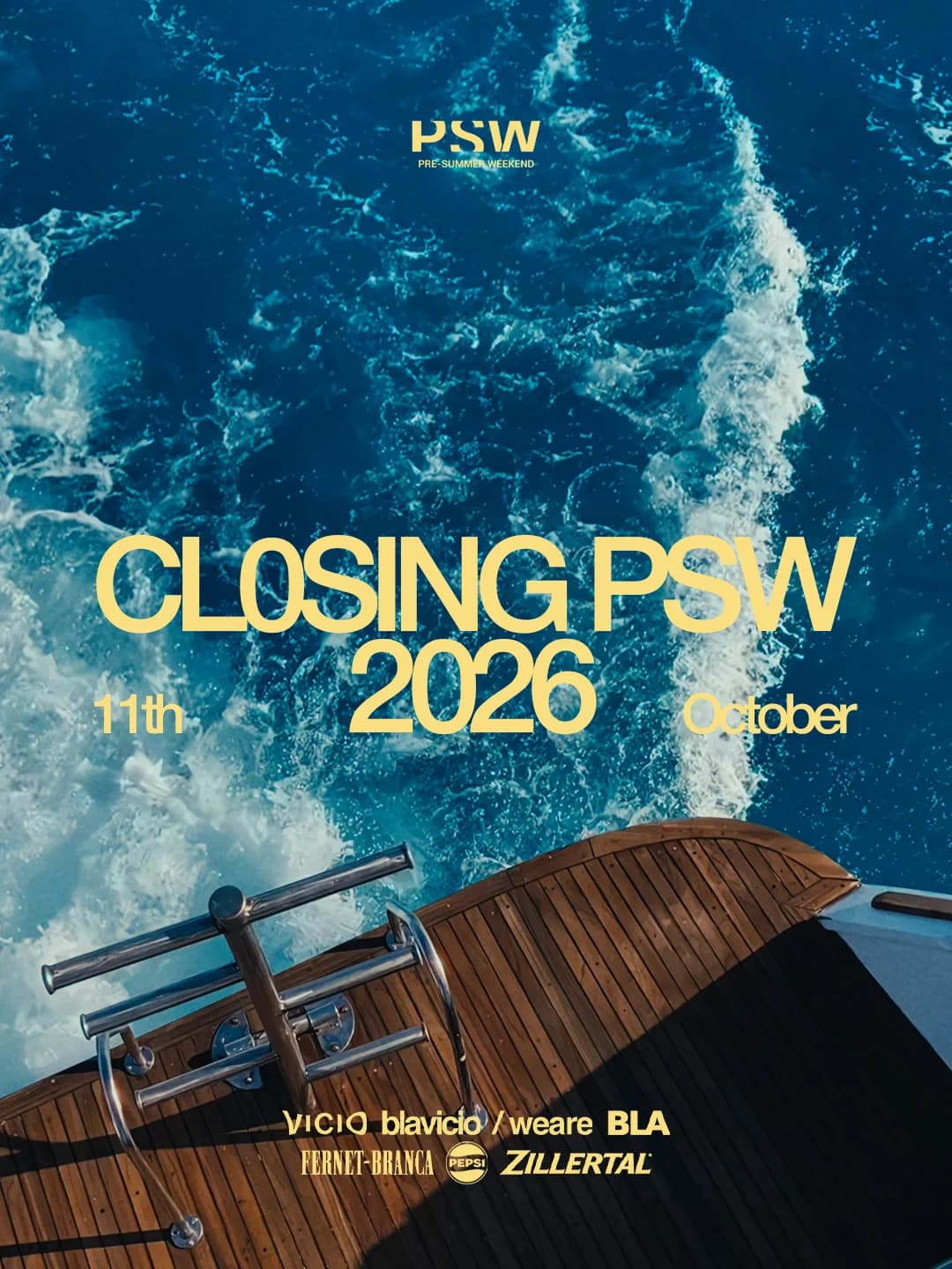 CLOSING PRE SUMMER WEEKEND