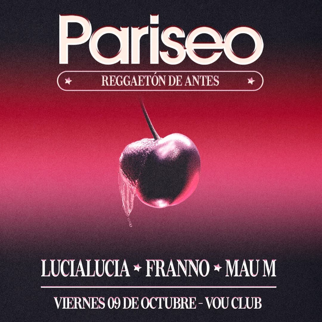 PARISEO REGGAETÓN DE ANTES- VIE 9 DE OCT